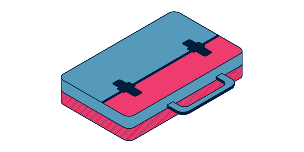 cartoon breifcase