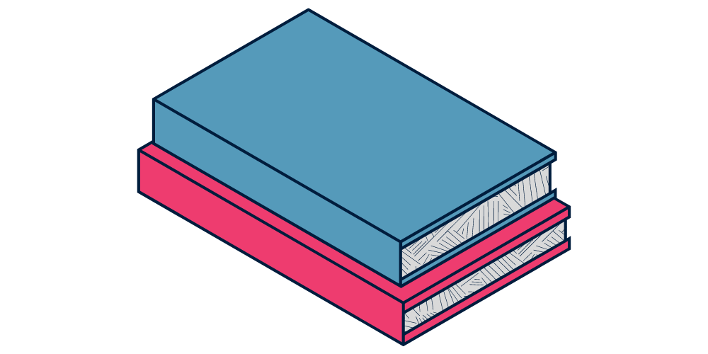 pink and books graphic transparent background