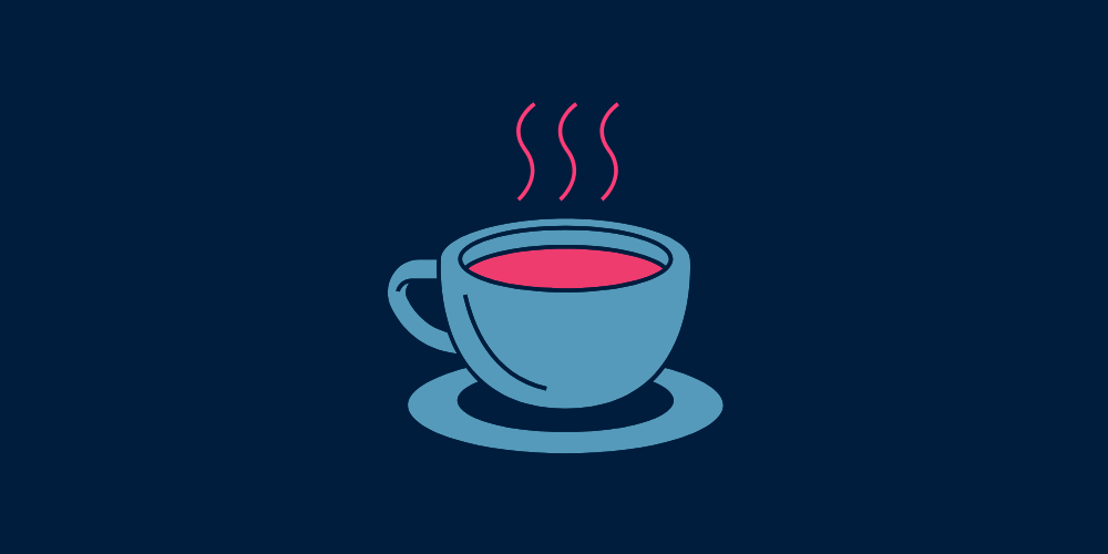 cartoon of coffee