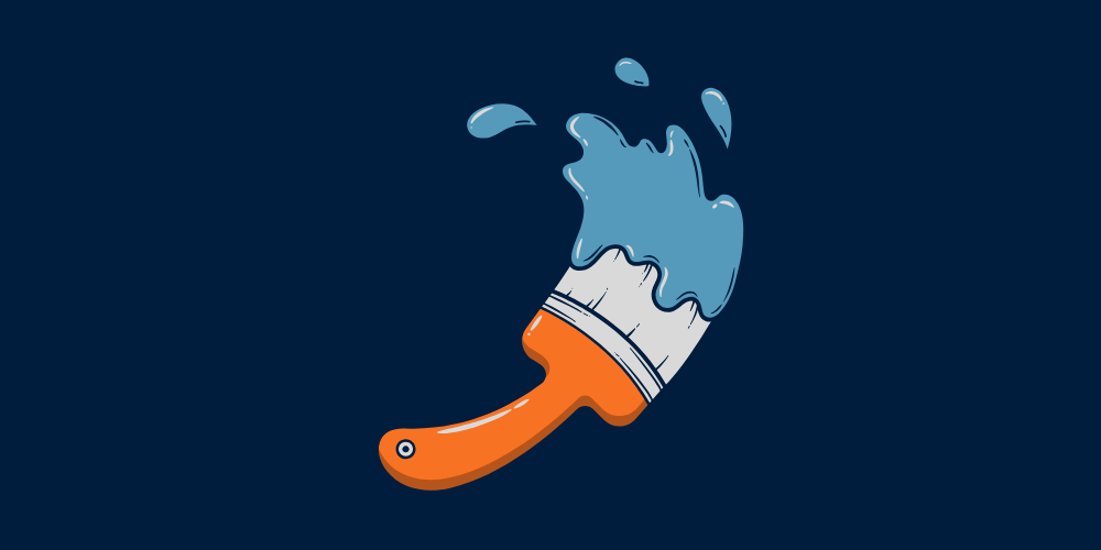 paint brush cartoon