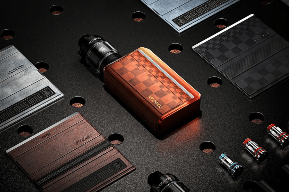 Voopoo drag 5 on dark background